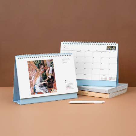 2026년 탁상달력 영혼의 뮤즈 르누아르 작품집 260x190 / 기본 단면박 인쇄 #4