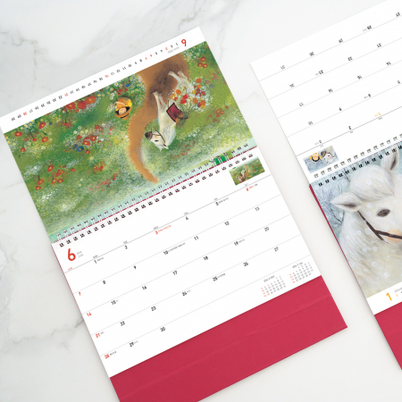 2026년 탁상달력 백수정 작가 작품집 260x190 / 기본 단면박 인쇄 #4