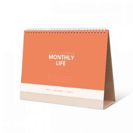 2026년 탁상달력 먼슬리 라이프 255x200/ 기본 양면 박 인쇄 #2