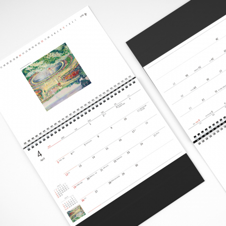 2026년 탁상달력 앙리르바스크 255x200/ 기본 양면 박 인쇄 #4