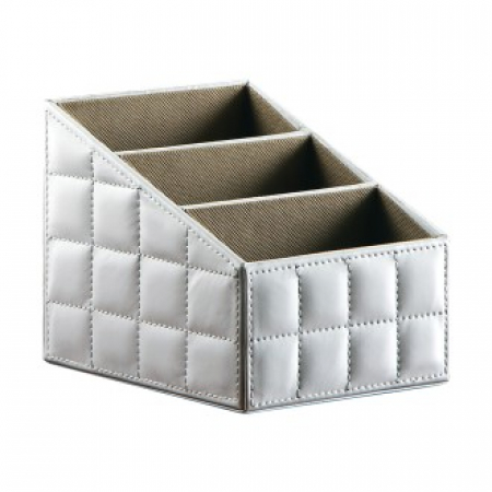 고급 3단 가죽 다용도 정리함 오거나이저 데스크테리어 #2