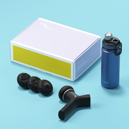 루티네 선물세트 아이언 스포츠 텀블러+2500RPM 토네이도 마사지건 #4