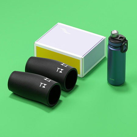 루티네 선물세트 아이언 스포츠 텀블러+시온타 냉온 슬리브 #4