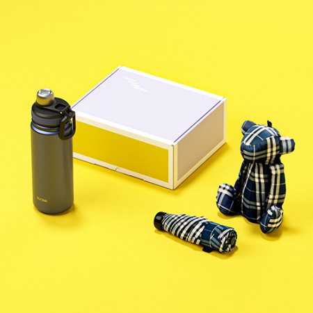 루티네 선물세트 아이언 스포츠 텀블러+곰돌이키링우산 #4