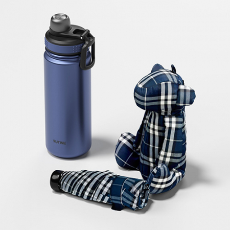 루티네 선물세트 아이언 스포츠 텀블러+곰돌이키링우산 #5