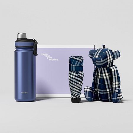 루티네 선물세트 아이언 스포츠 텀블러+곰돌이키링우산 #3