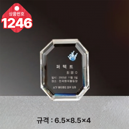 크리스탈 상패1245 #5