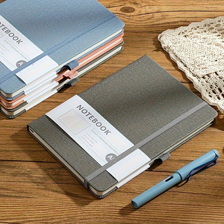 1414 프리미엄 A6 PU 가죽 노트북 #3