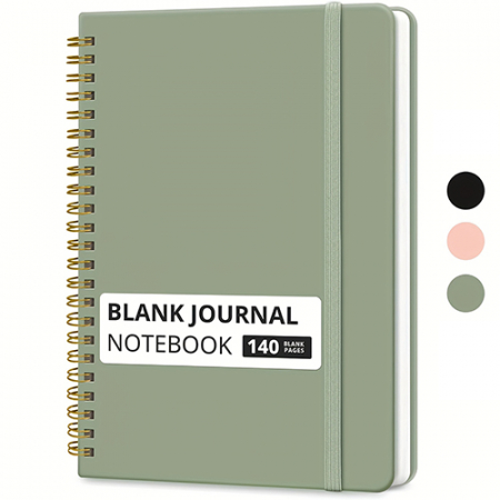 1411 A5 140P 인조가죽 스파이럴 줄 노트북 #3