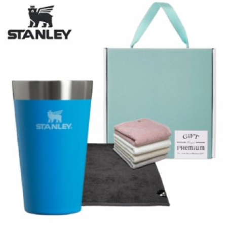 스탠리 파인트컵 블루 산리오캐릭터즈 타올 수건 기프트 선물세트 #2