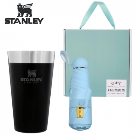 스탠리 파인트컵 블랙 미니 우산 양우산 기프트 선물세트 #3