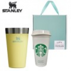 스탠리 파인트컵 포멜로 스타벅스 리유저블 기프트 선물세트