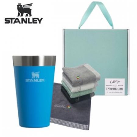 스탠리 파인트컵 블루 아놀드파마 타올 수건 기프트 선물세트 #2