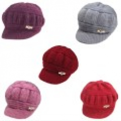 여성 겨울 니트 모자