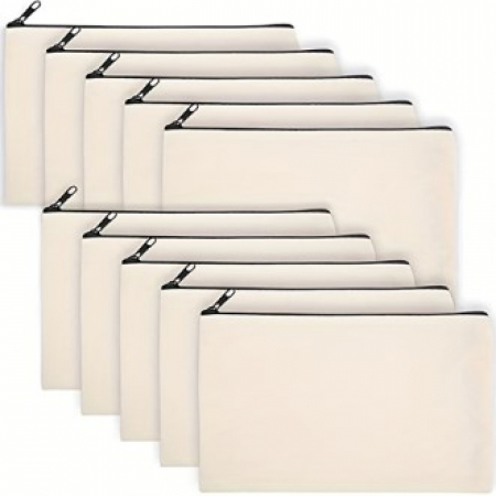 707 캔버스 지퍼 파우치 10개 #2