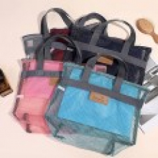 Y리빙 쿨에버 메쉬 비치백 수영가방