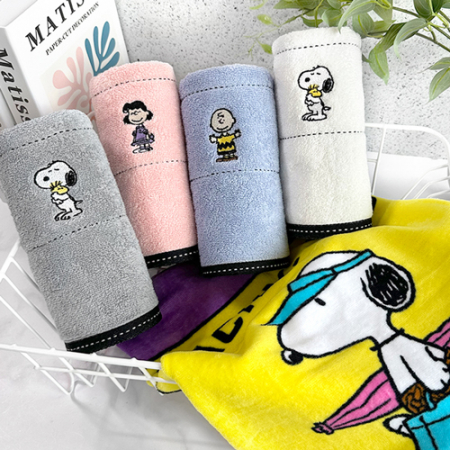 송월타월 스누피 비치&세면 기프트세트 라이프50비치1 프렌즈2 #5