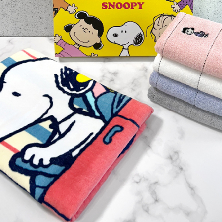 송월타월 스누피 비치&세면 기프트세트 (드라이브76비치1+프렌즈1) #2