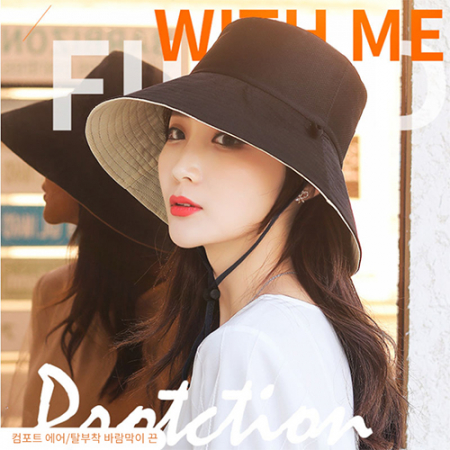 로페리아 자외선차단 패션 챙 버킷햇 모자(0215580) #3