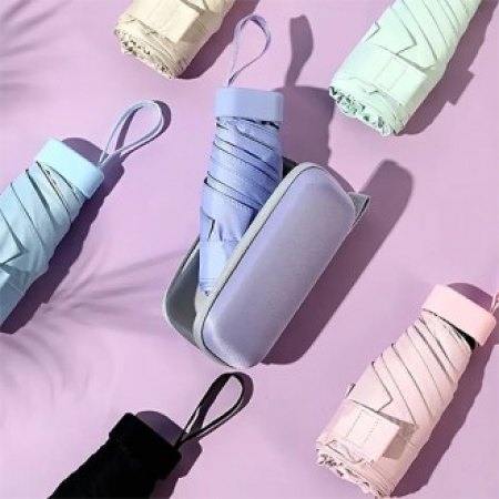 115 미니 단색 컴팩트 접이식 경량 우산 #2