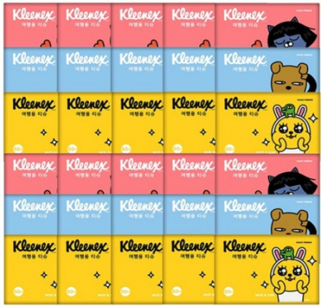 크리넥스 카카오프렌즈 여행용티슈 미용휴지 50매 #5