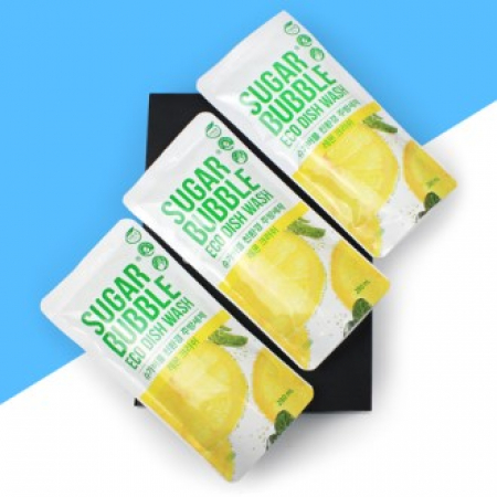 슈가버블 친환경 레몬크러쉬 추방세제 280ml 3개 + 종이케이스 #2