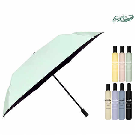 크로커다일 레터링 UV-슬림암막 3단우양산 #3