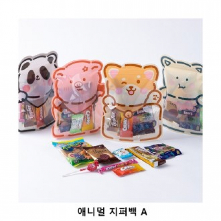 위크앤드 애니멀 지퍼백 A 간식 과자 답례품 #2