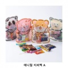 위크앤드 애니멀 지퍼백 A 간식 과자 답례품