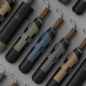 레저엘리펀트 확장형 우드그립 3단 수동 우산