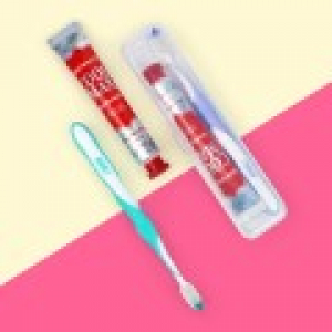 2080 소프트터치 미세모 칫솔 + 크리오 쿨맥스 치약 + 휴대용 투명케이스