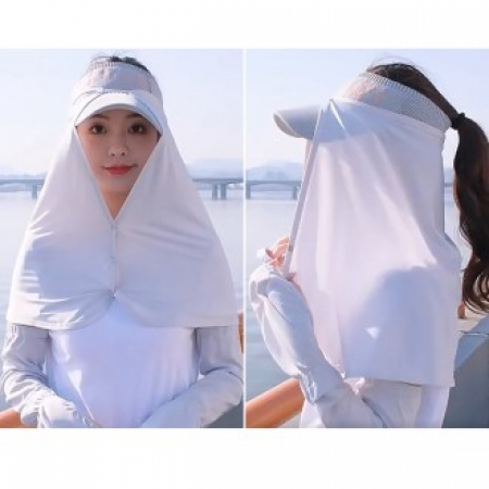 햇빛가리개 모자 롱 선가드 #2