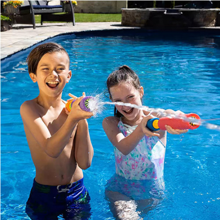 스펀지 일자형 물총 #5