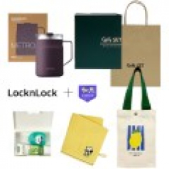 와우 텀블러파우치6호 락앤락 메트로머그 송월핸드타올 카밀핸드크림 치실세트