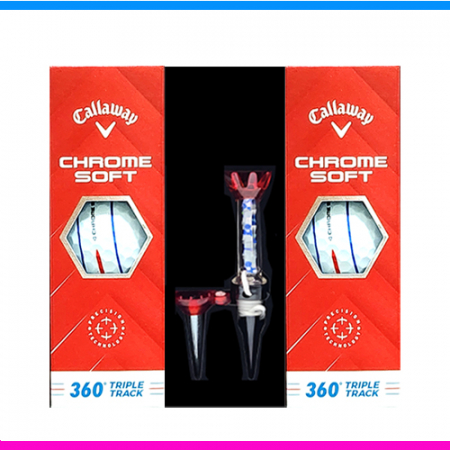 캘러웨이 크롬소프트 360 트리플트랙 6구 자석티세트 3pc 캘러웨이 크롬소프트 트리플트랙 6구 자석티 세트 캘러웨이 골프공 6구세트 #3
