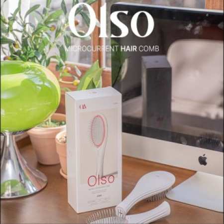 Olso CLB10 음이온 헤어 브러쉬 두피 마사지기 2가지 미세전류 모드 와 진동모드 #2