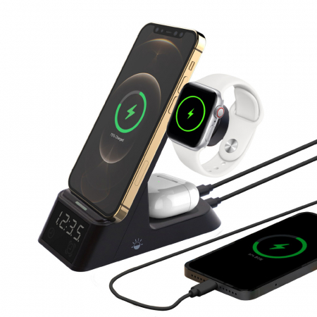 UM2 6in1 무선충전기 애플 올인원 아이폰 애플워치 에어팟 시계 고속무선충전거치대 #3