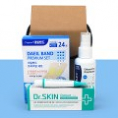 구급세트 대일밴드 프리미엄 24매 오리지널12매+방수 아쿠아12매+스프레이형 소독제+닥터스킨 연고