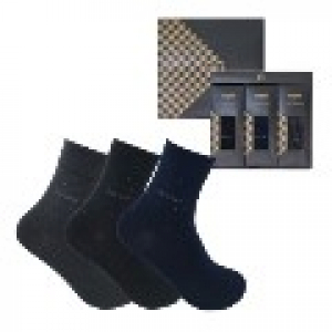레노마 남성 도트 3족 양말 선물세트