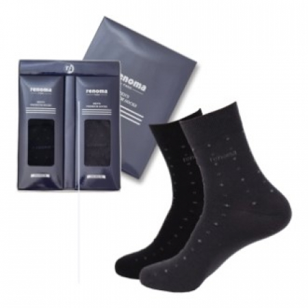 레노마 남성 도트 2족 양말 선물세트 #2