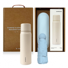 레스쁘리 고급 세트 III, 마카롱 우산+보온병, 락앤락 마망컵 505ml