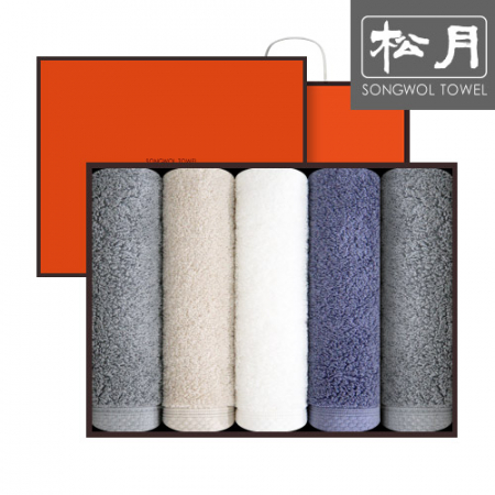 [송월타올] 호텔 코마 40수 무지타올 160g 5p세트 #3