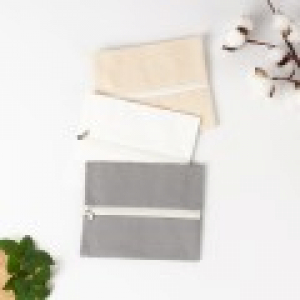 코튼앤코 앞면지퍼파우치 20x15