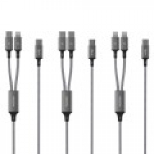 요이치 마운틴 로그C 2in1 고속 멀티 케이블 70cm 8C CC 88