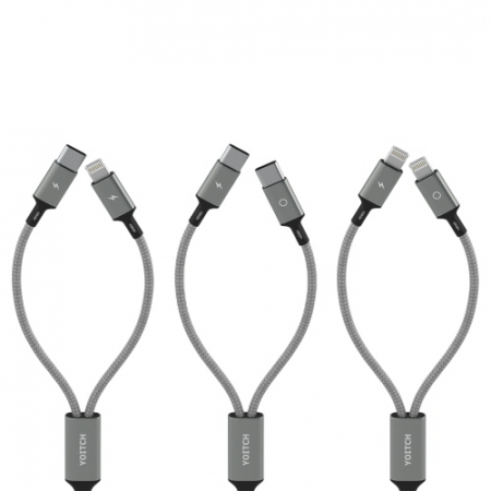 요이치 마운틴 로그C 2in1 고속 멀티 케이블 120cm 8C CC 88 #4