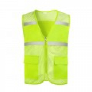 이중 반사 포인트 매쉬 조끼