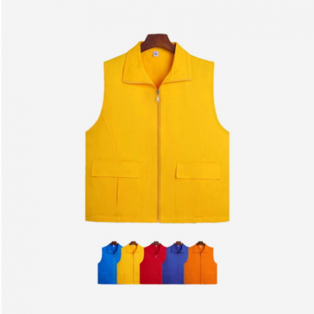 심플 컬러 봉사 단체 조끼 #3