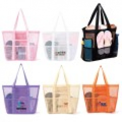 메쉬가방 대형 비치백 망사가방 비치가방 43X39X20