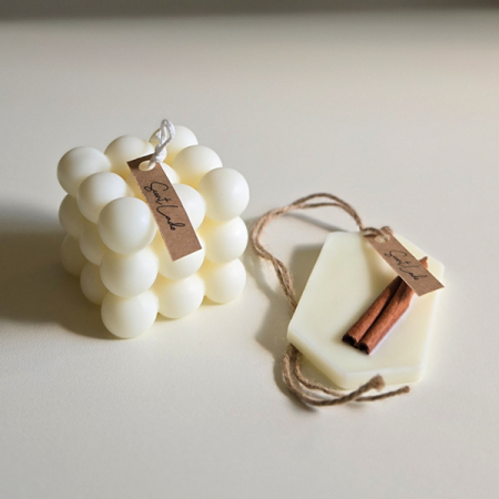 센트라도 미니 오브제 캔들+고체방향제 왁스타블렛 세트 #4