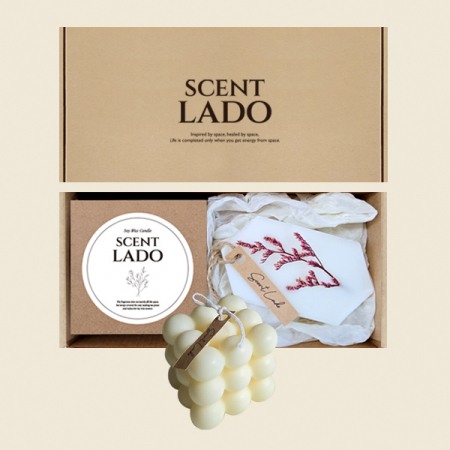 센트라도 미니 오브제 캔들+고체방향제 왁스타블렛 세트 #5